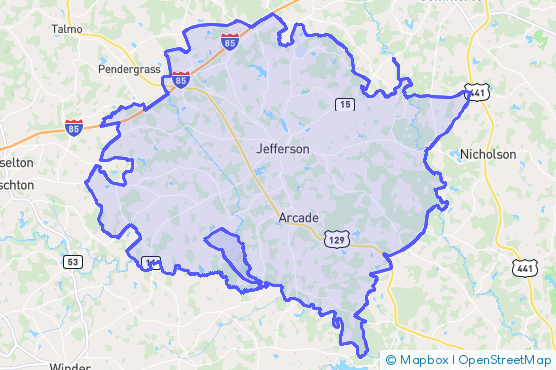 Service Area Map
