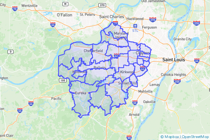 Service Area Map