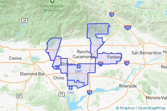 Service Area Map