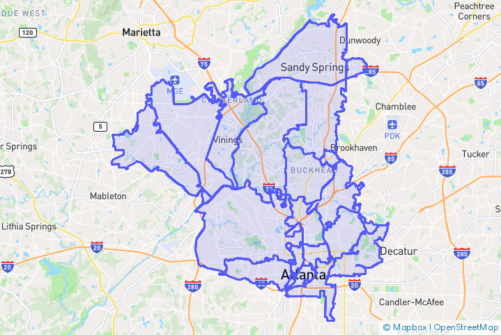Service Area Map