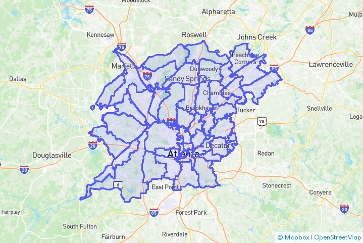 Service Area Map