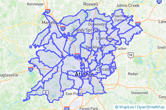 Service Area Map