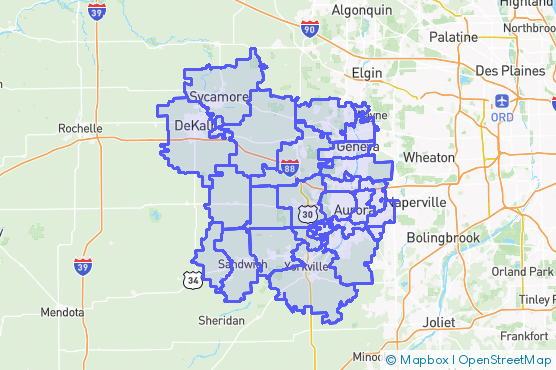 Service Area Map