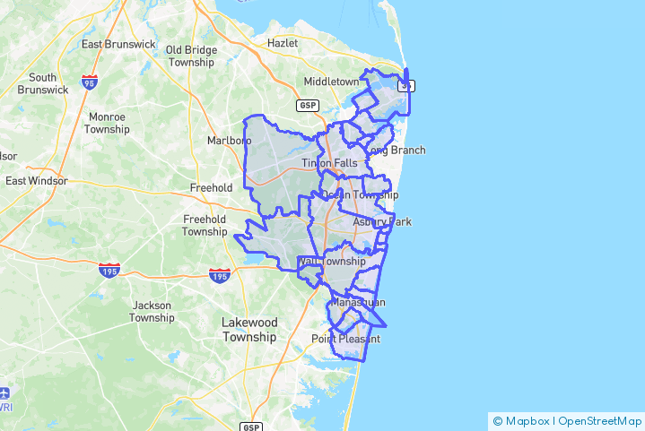 Service Area Map