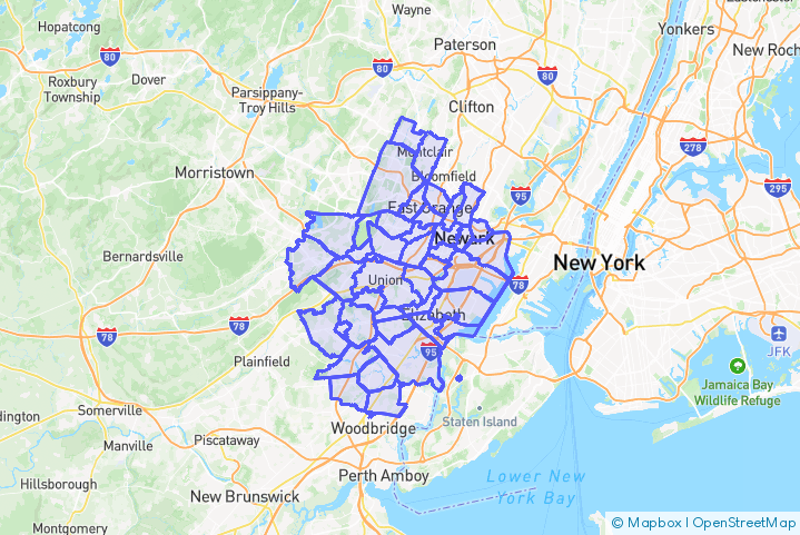 Service Area Map