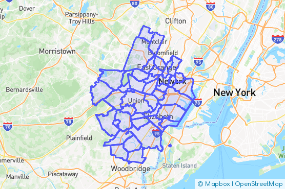 Service Area Map