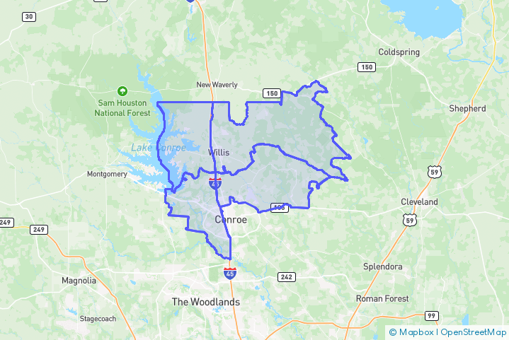 Service Area Map