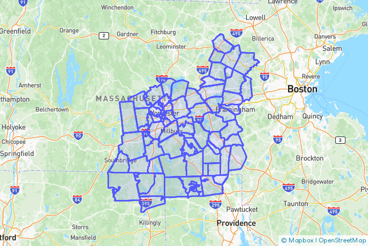 Service Area Map
