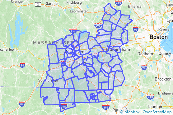 Service Area Map