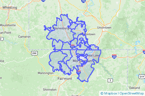 Service Area Map