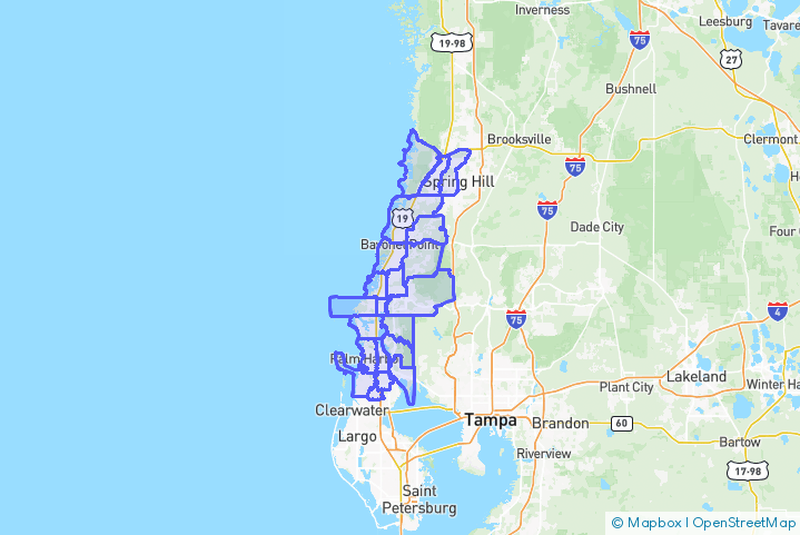 Service Area Map