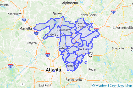 Service Area Map