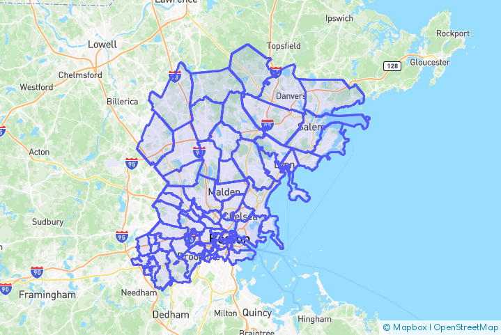 Service Area Map