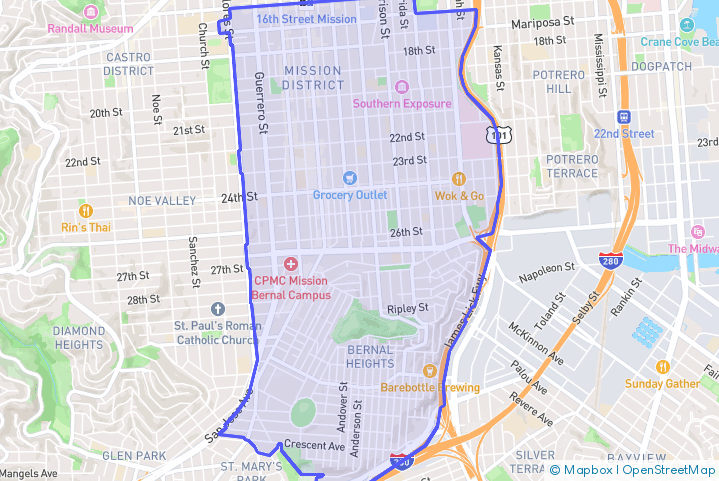 Service Area Map