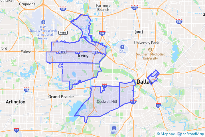 Service Area Map