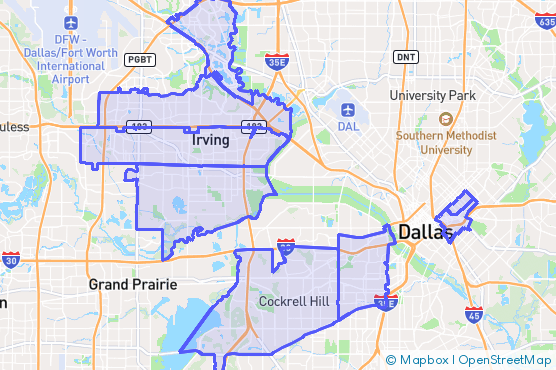 Service Area Map