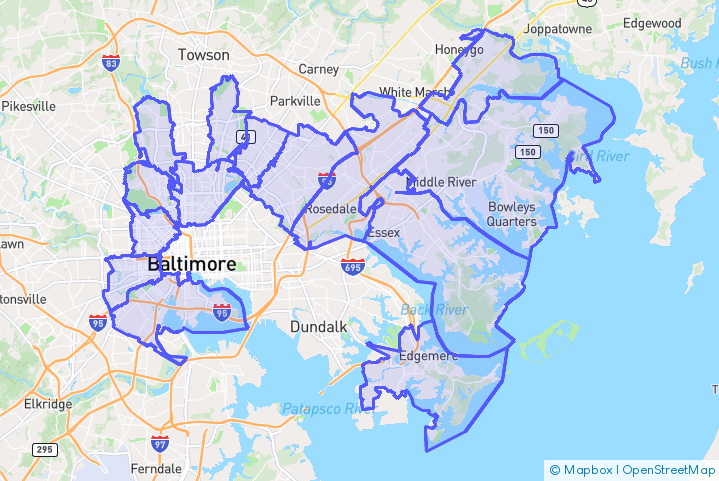 Service Area Map