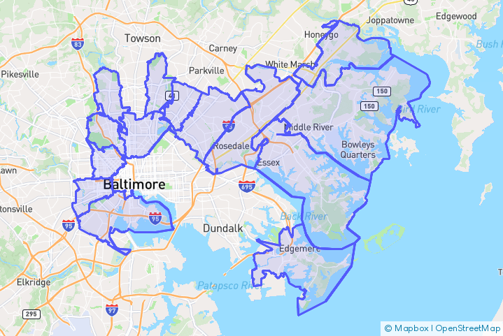 Service Area Map