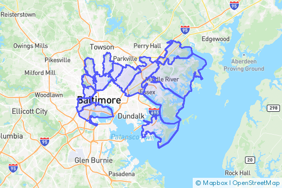 Service Area Map