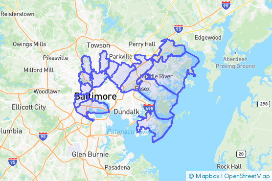 Service Area Map