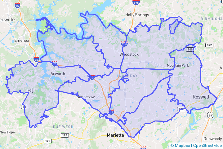 Service Area Map