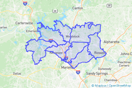 Service Area Map