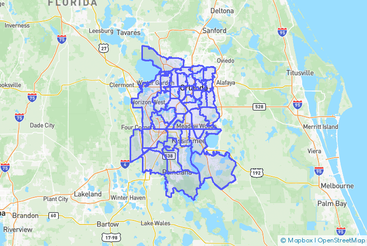 Service Area Map