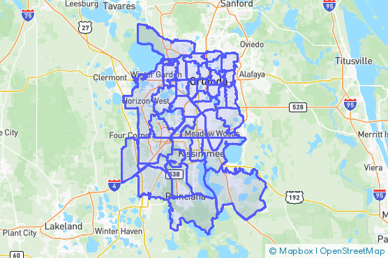 Service Area Map