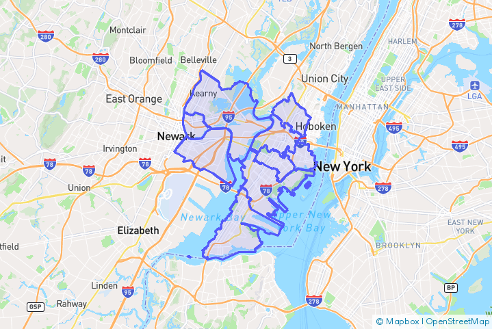 Service Area Map