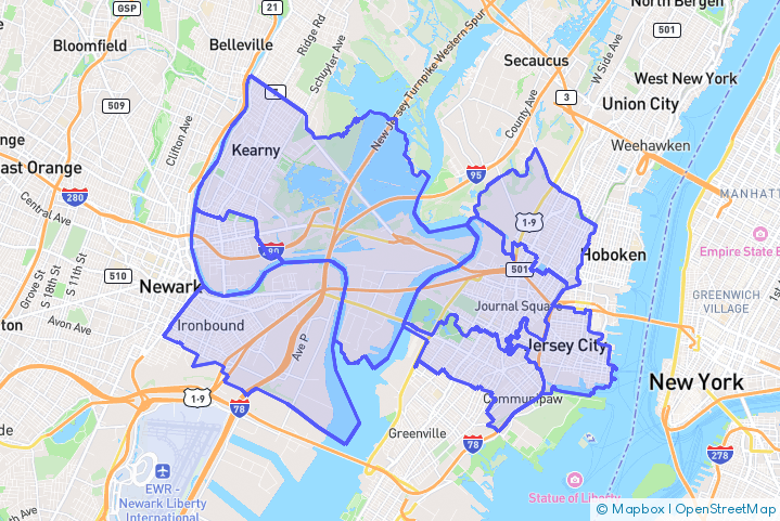 Service Area Map