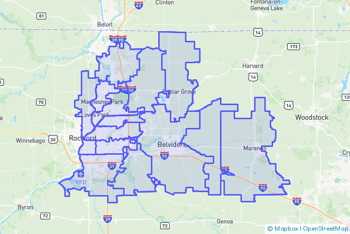 Service Area Map