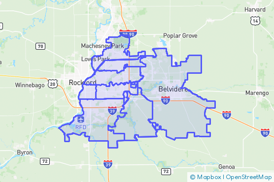 Service Area Map