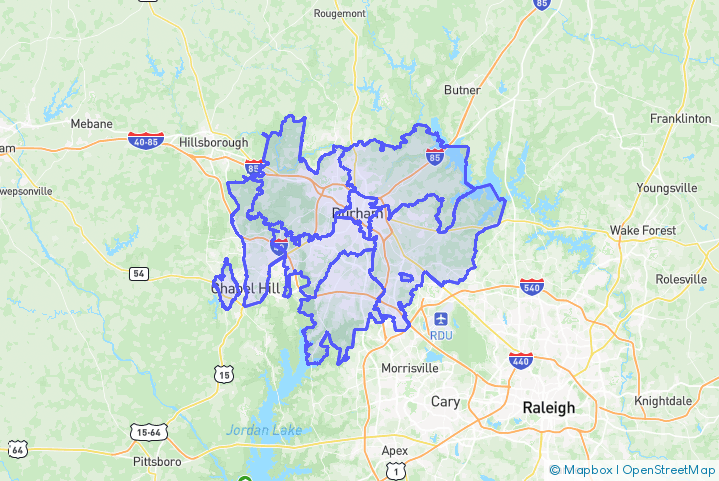 Service Area Map