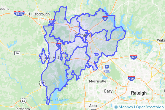 Service Area Map