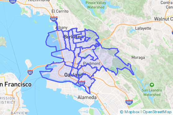 Service Area Map