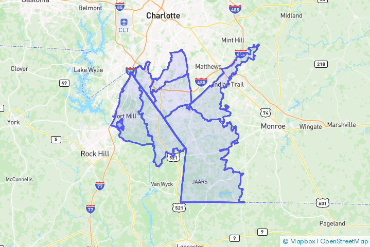 Service Area Map