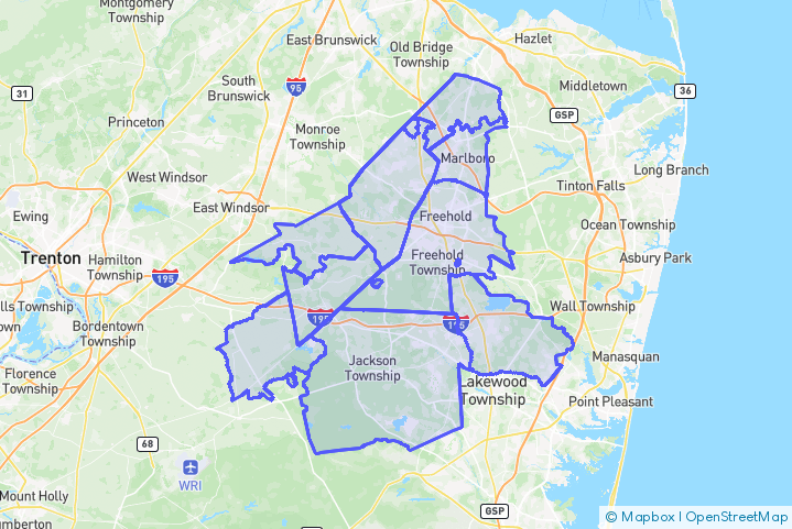 Service Area Map