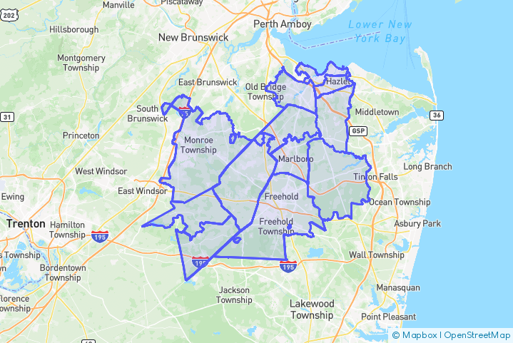 Service Area Map