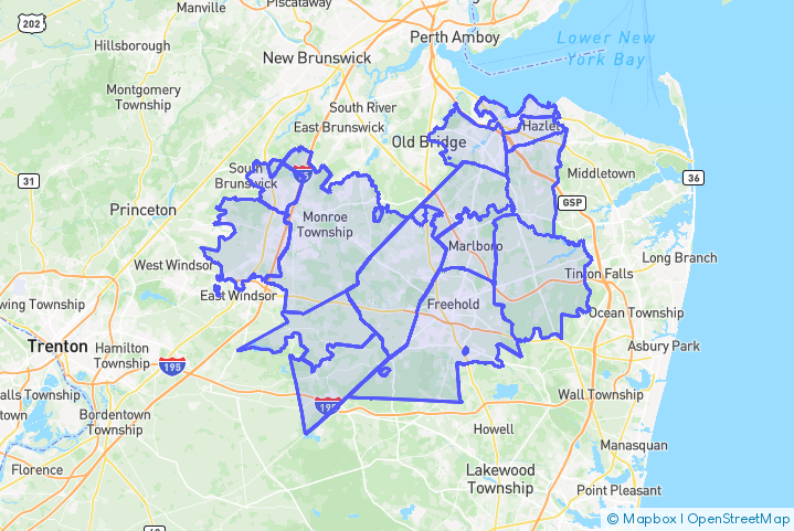 Service Area Map