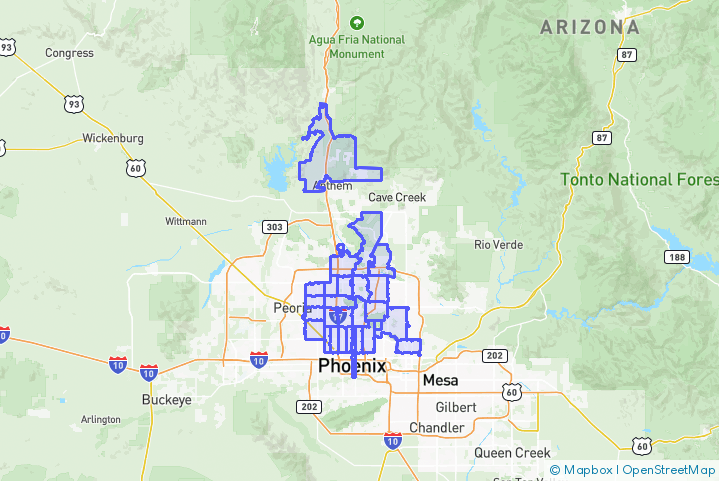 Service Area Map