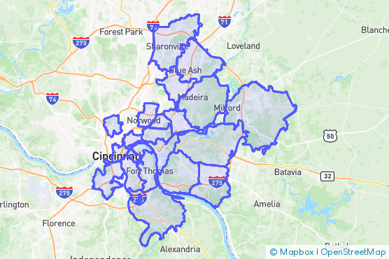 Service Area Map