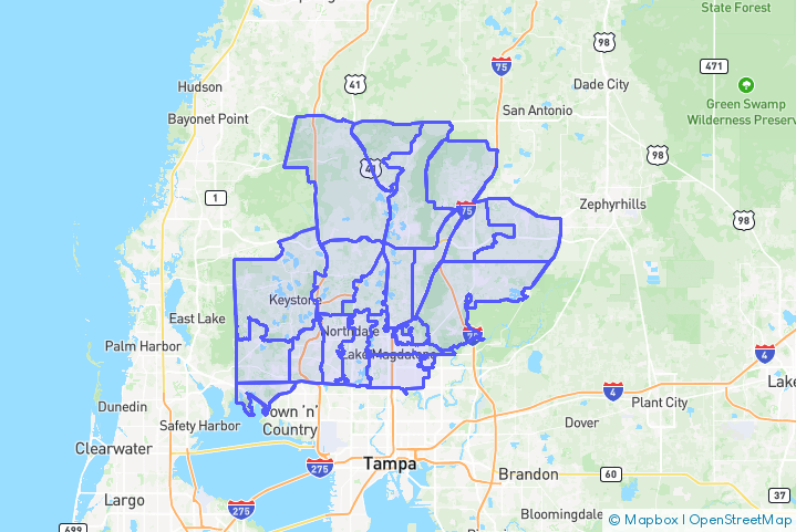 Service Area Map