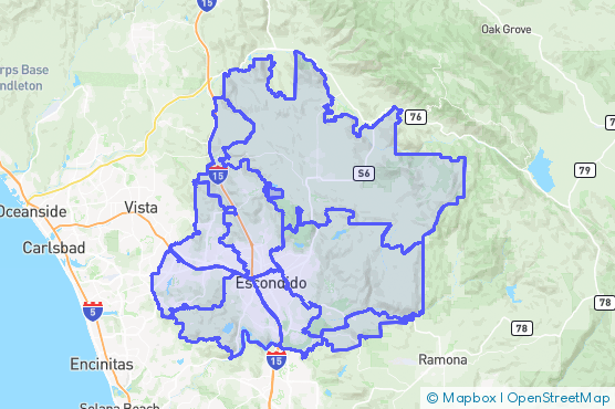 Service Area Map