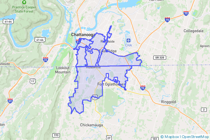 Service Area Map