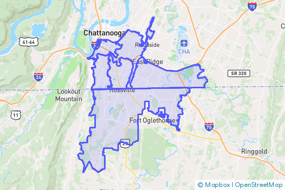 Service Area Map