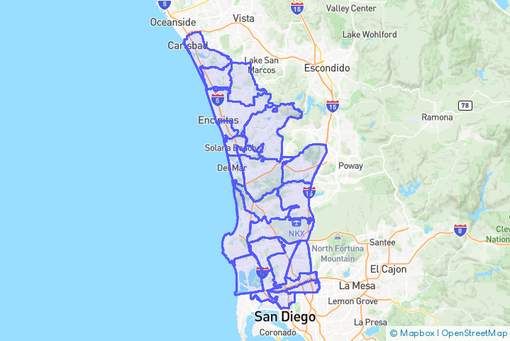 Service Area Map