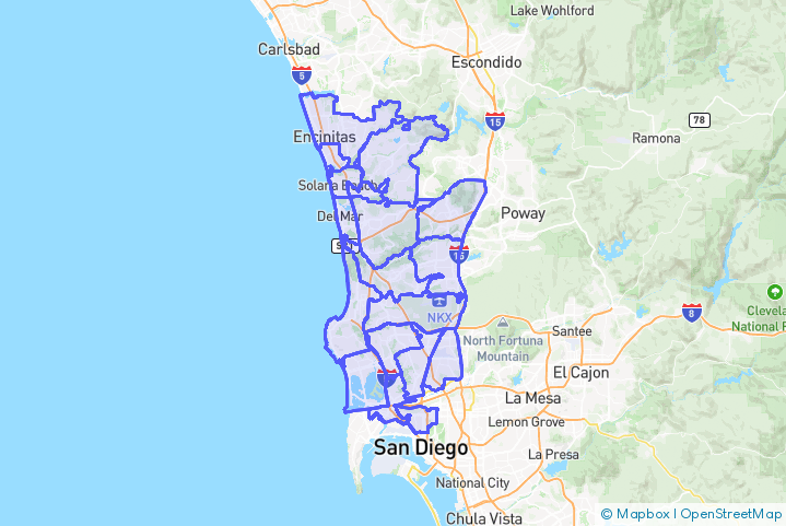 Service Area Map