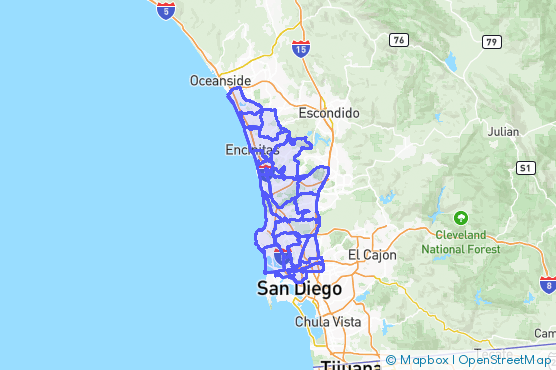 Service Area Map
