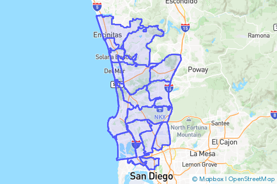 Service Area Map