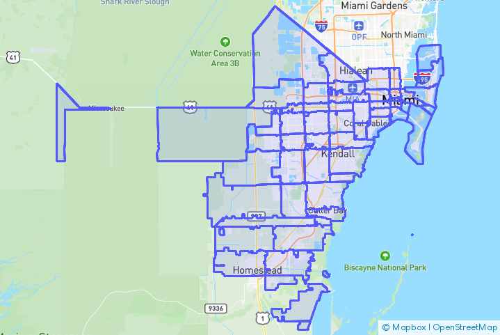 Service Area Map